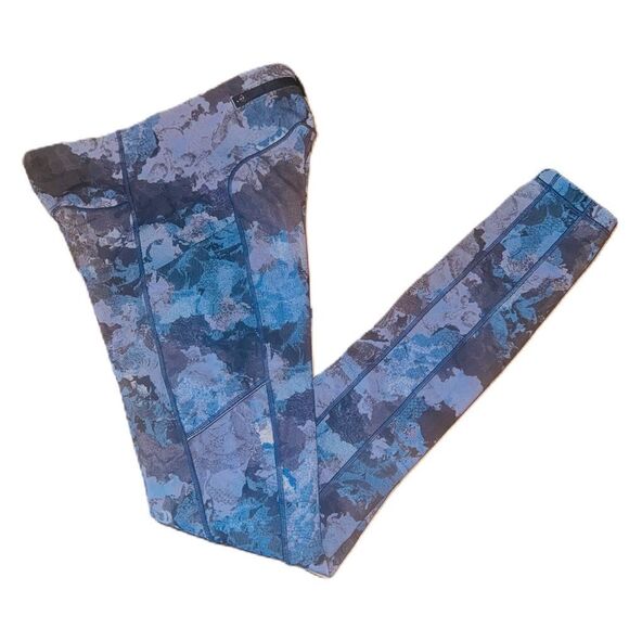 lululemon Speed Up Full-On Luxtreme Legging Screen Camo Purple & Blue Size 2 - Picture 7 of 14
